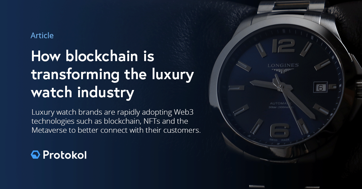 How blockchain is transforming the luxury watch industry